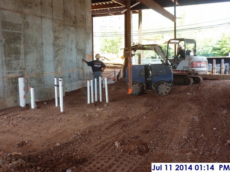 Backfilling and compacting at Room 105 (Servery) Facing East (800x600)